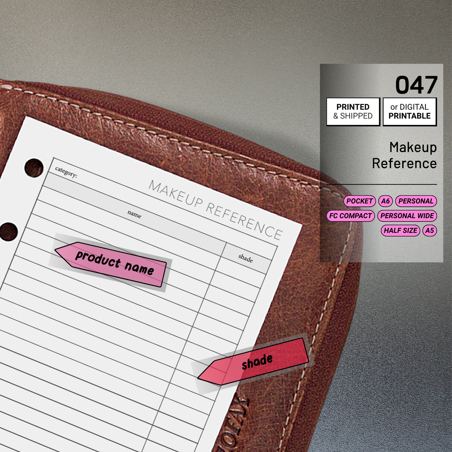 047: Makeup Reference