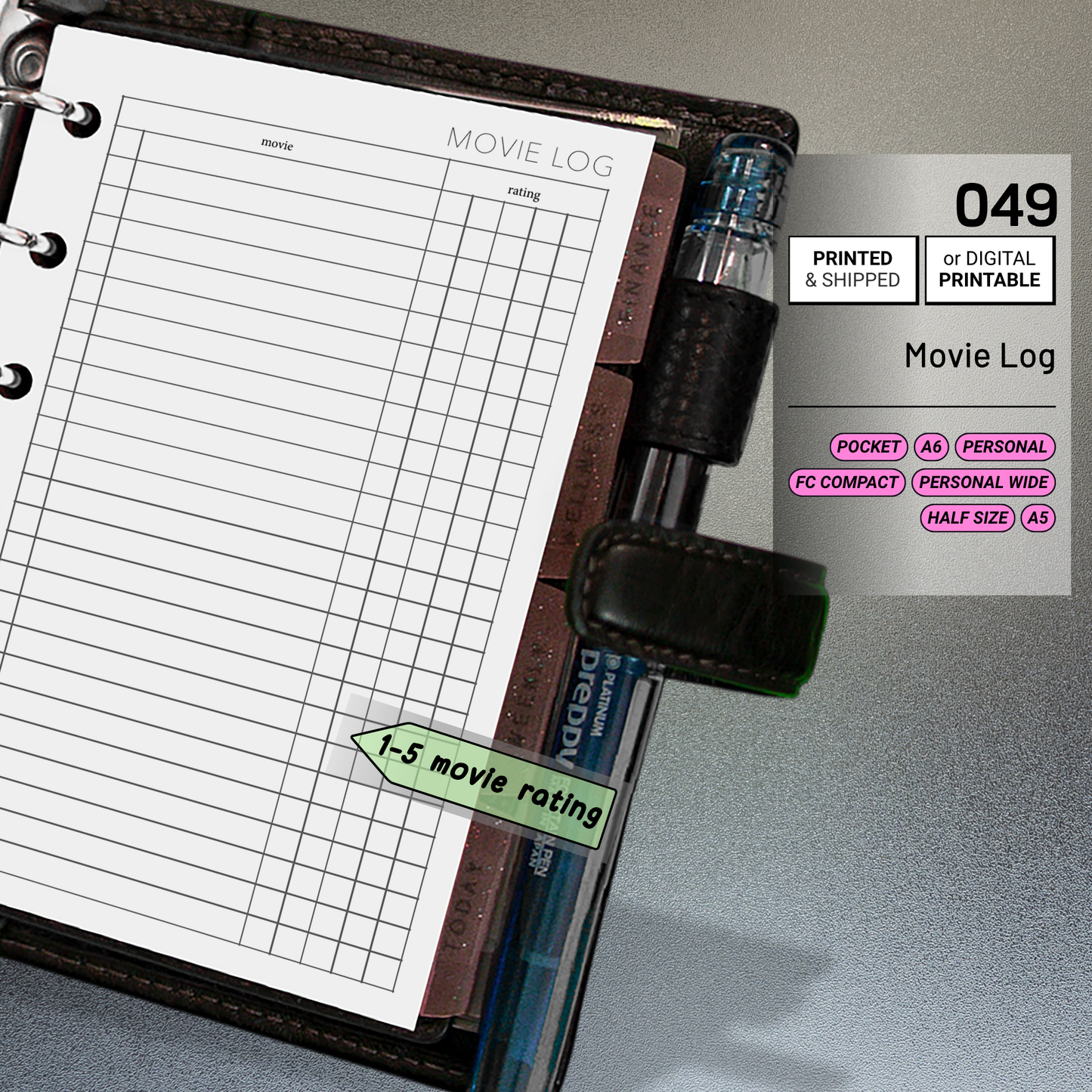 049: Movie Log
