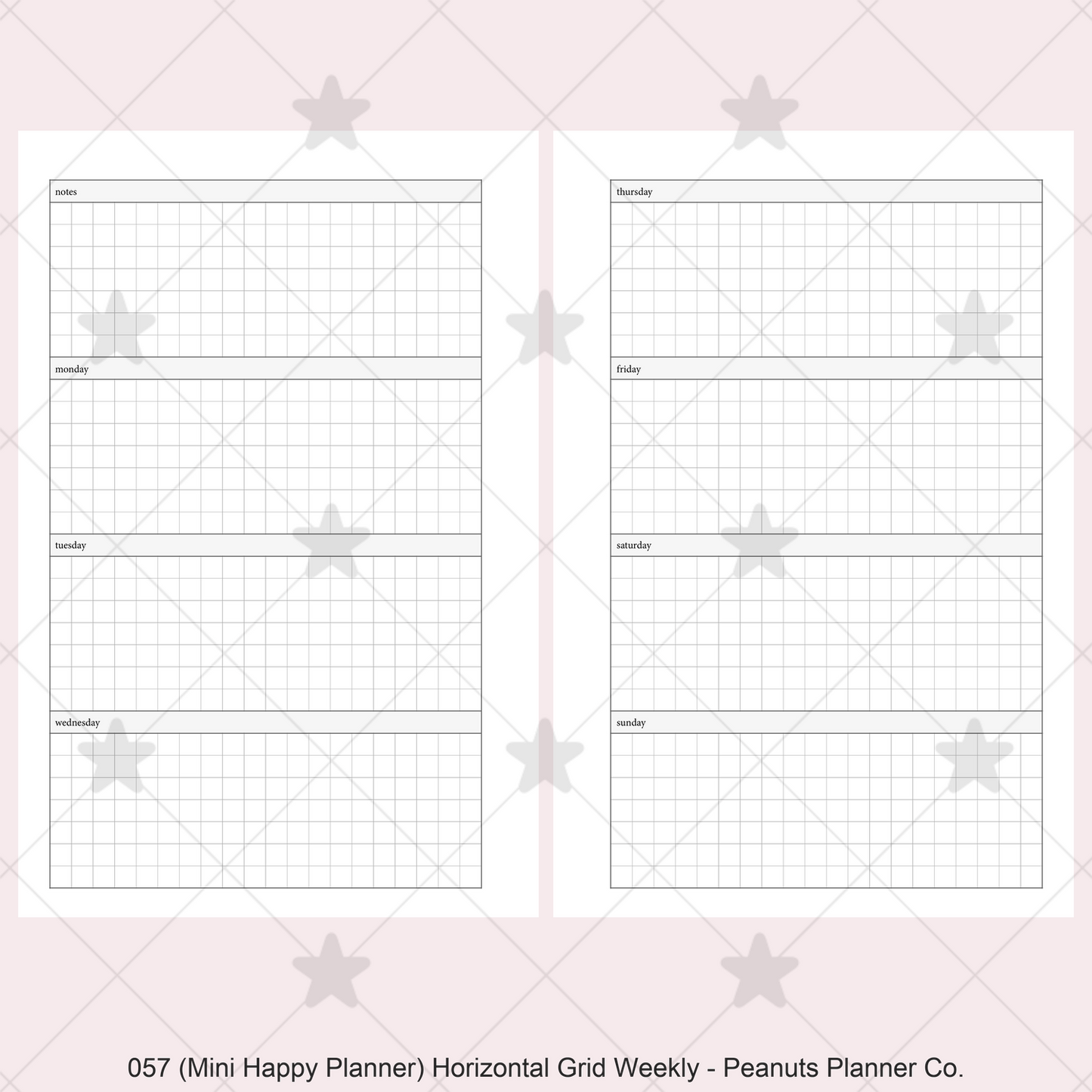 057: Horizontal Grid Weekly
