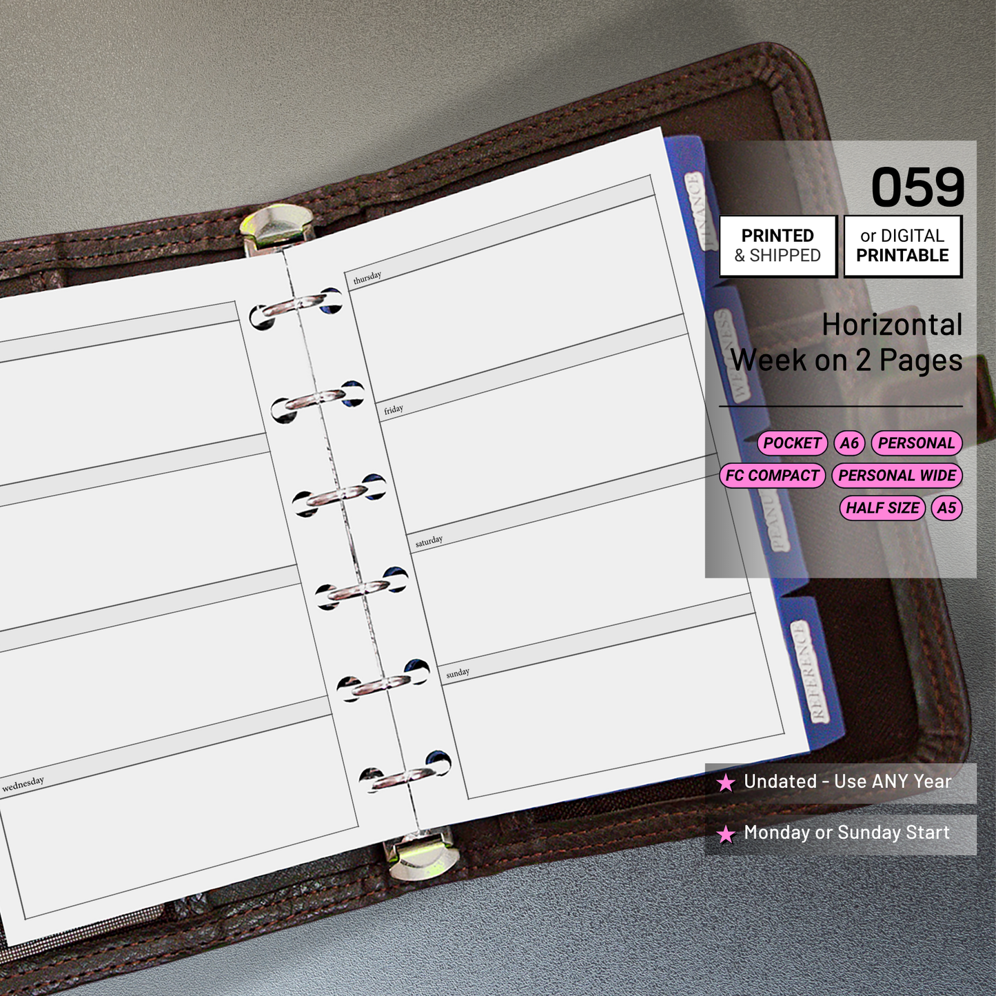 059: Horizontal Weekly Wo2P