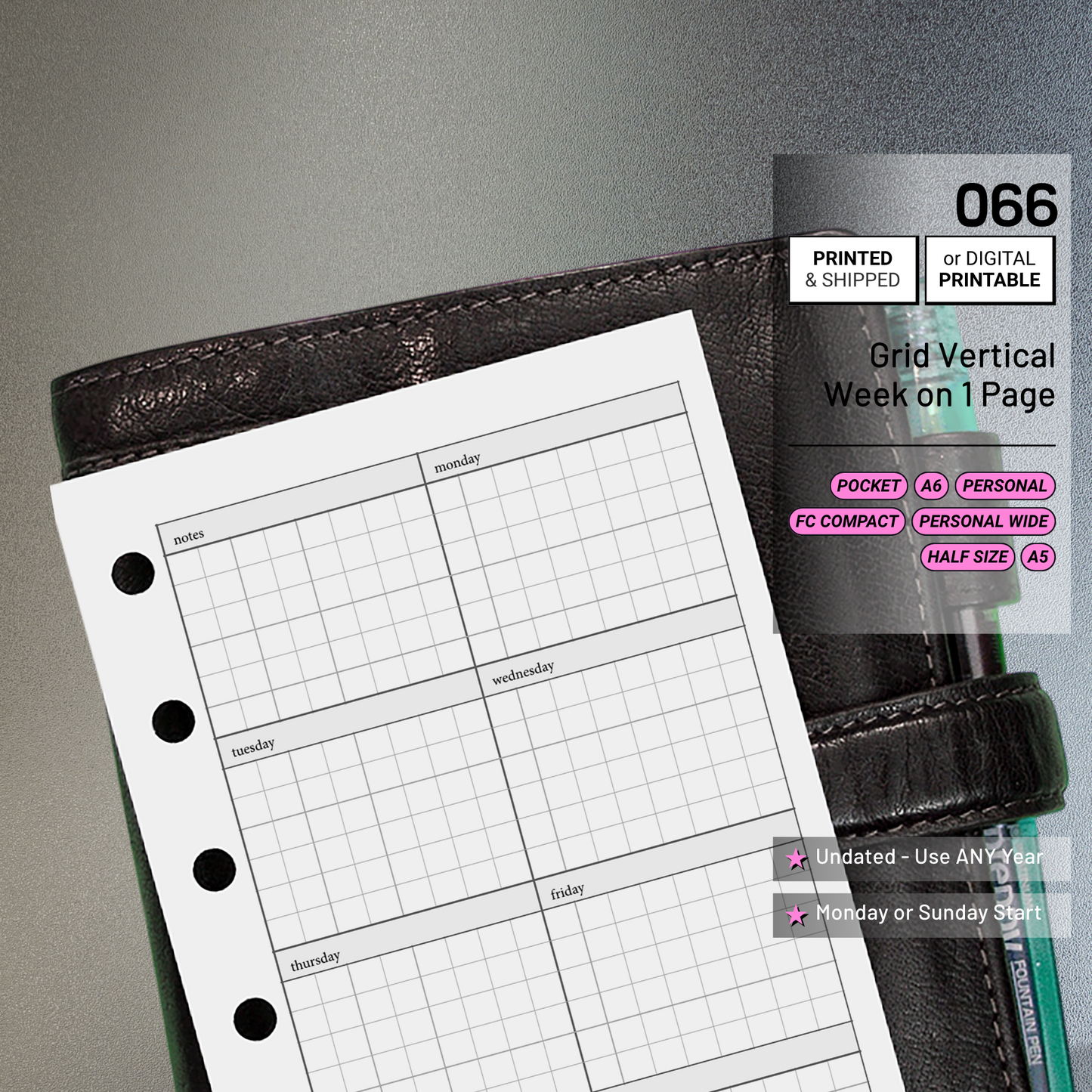 066: Vertical Grid Weekly Wo1P