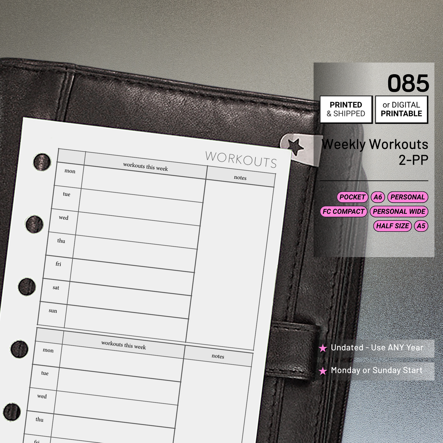 085: Weekly Workouts 2WPP