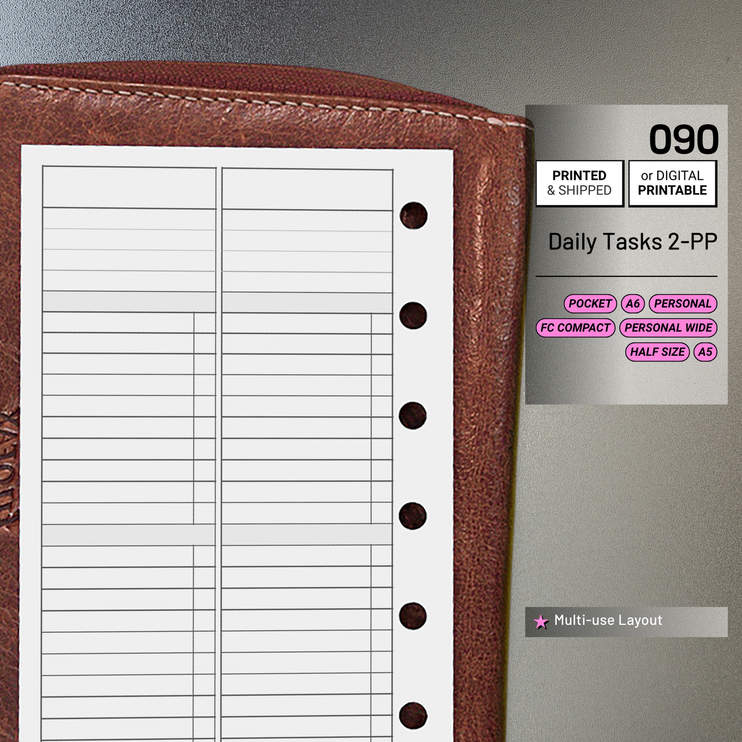 090: Daily Tasks 2Do1P