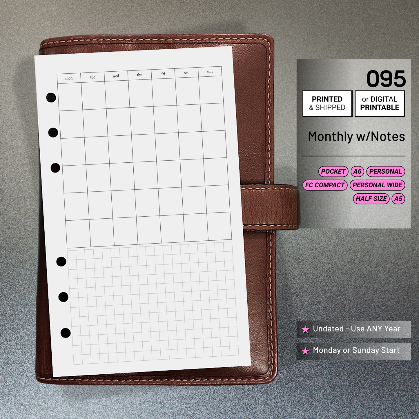 095: Month w/ Notes Mo1P