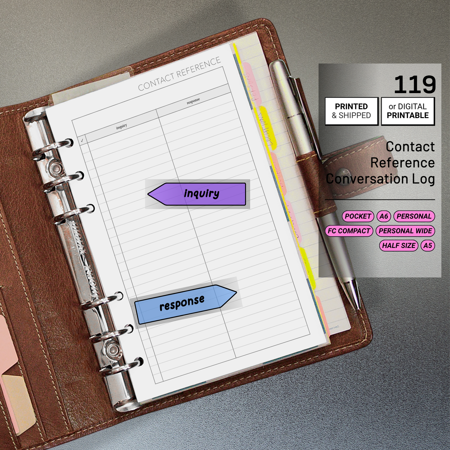 119: Contact Reference