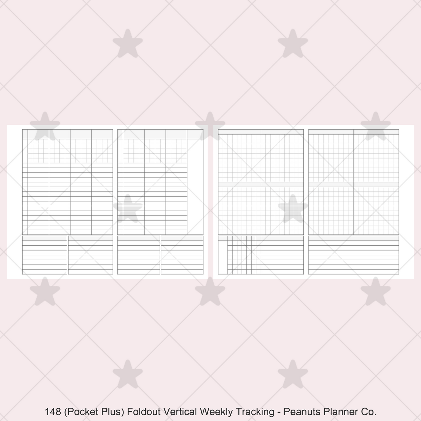 148: Foldout Vertical Weekly Timed Tasks Habit Tracking