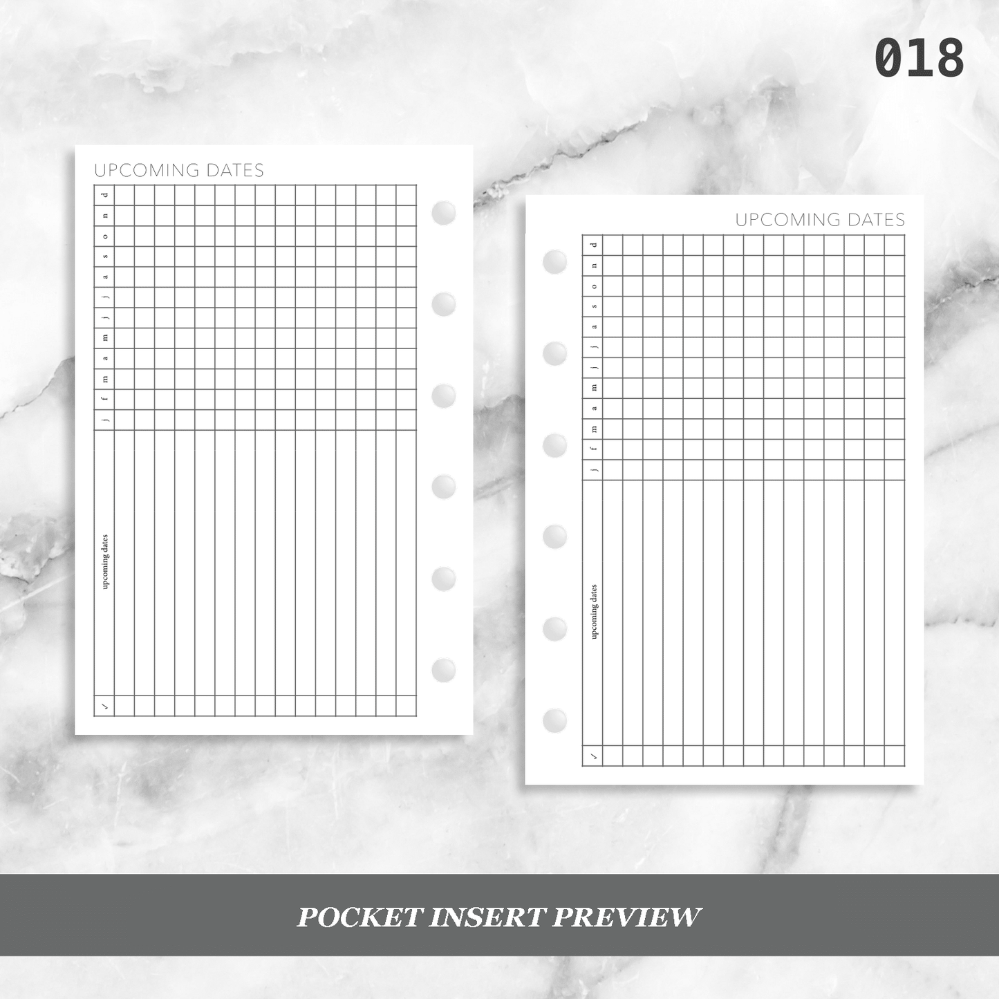 018: Upcoming Dates