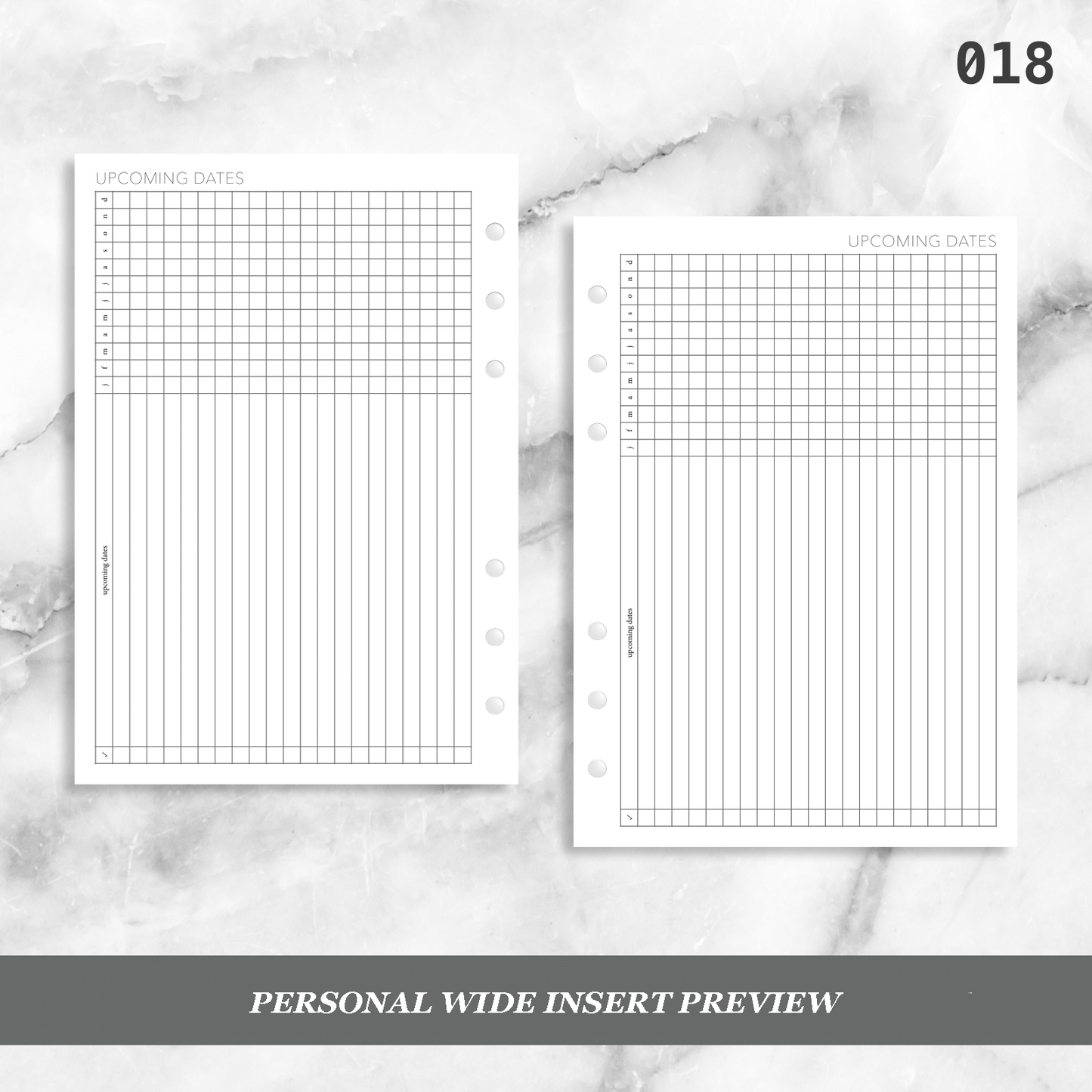 018: Upcoming Dates