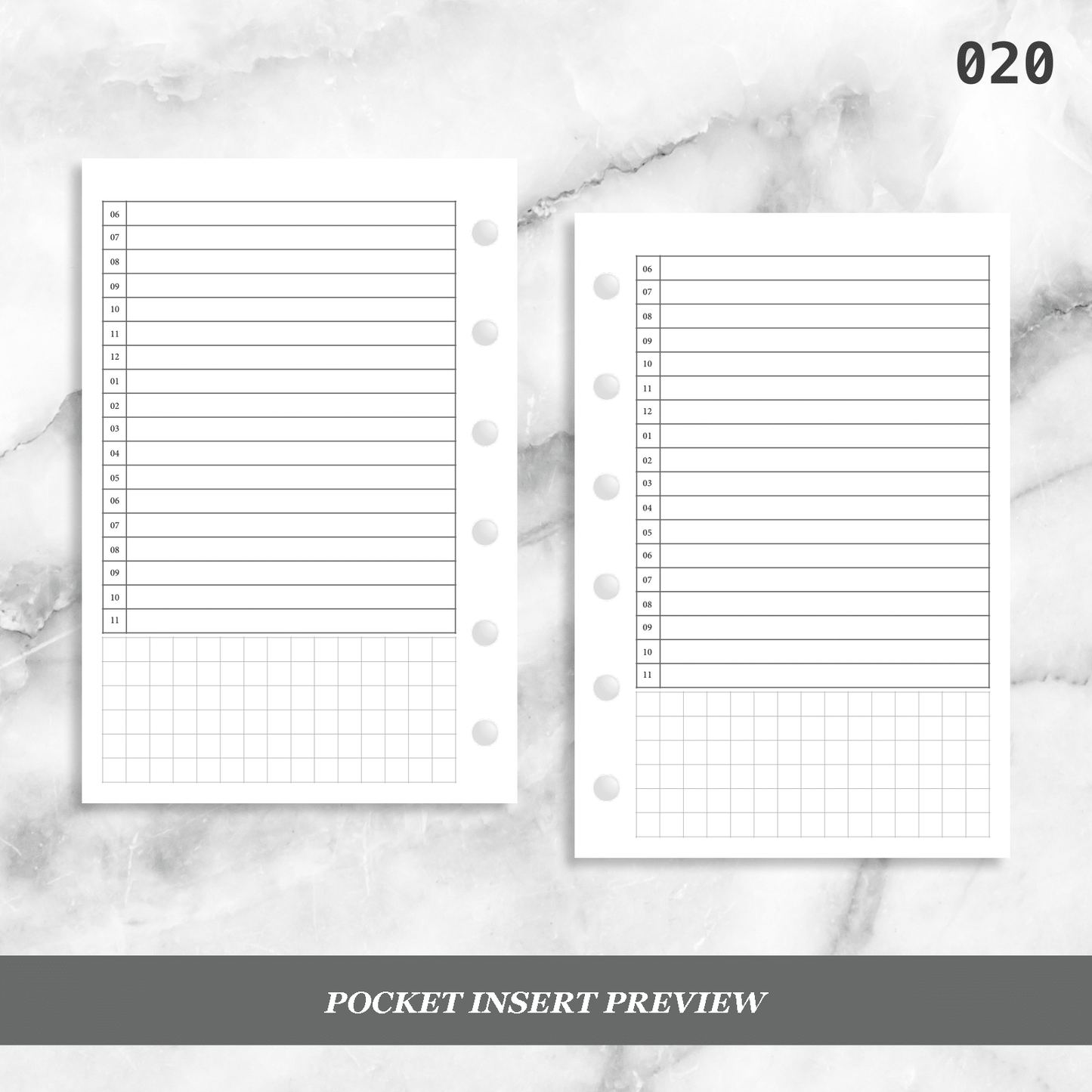 020: Daily Schedule Do1P