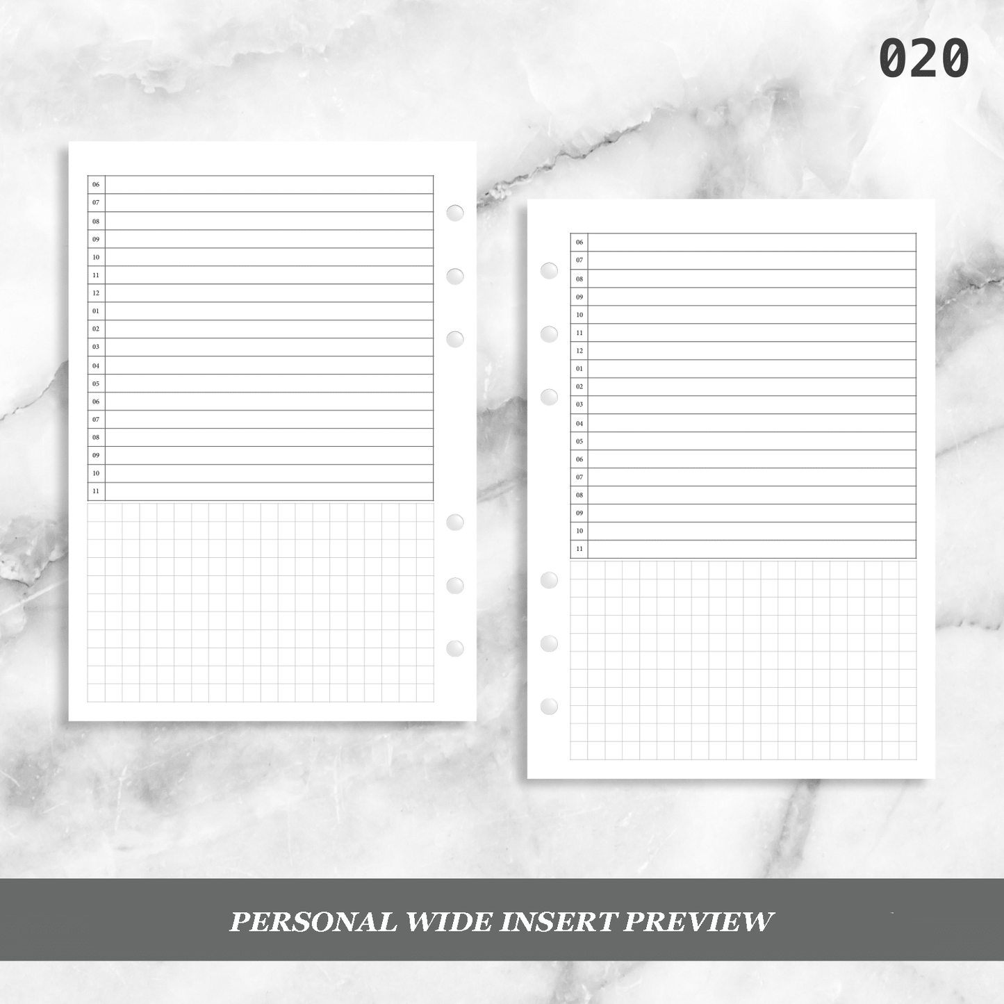 020: Daily Schedule Do1P