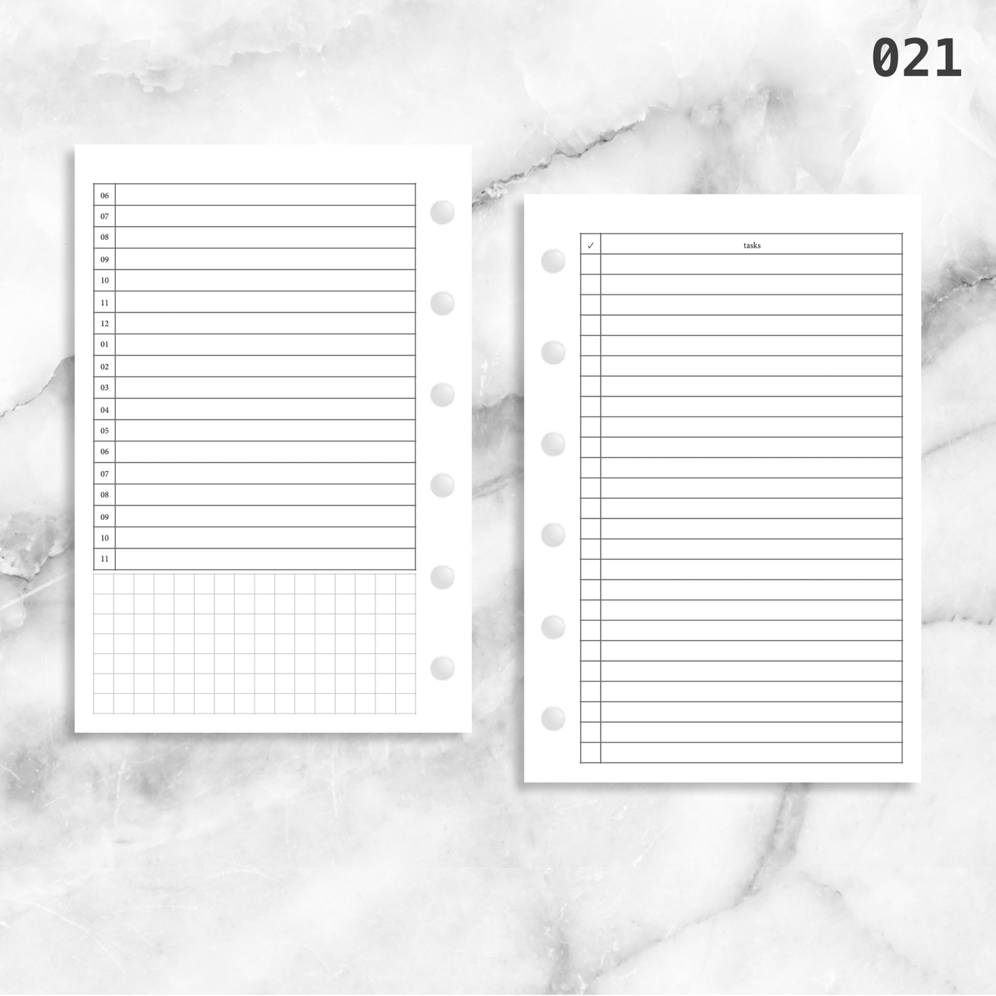 021: Daily Schedule & Tasks Do2P