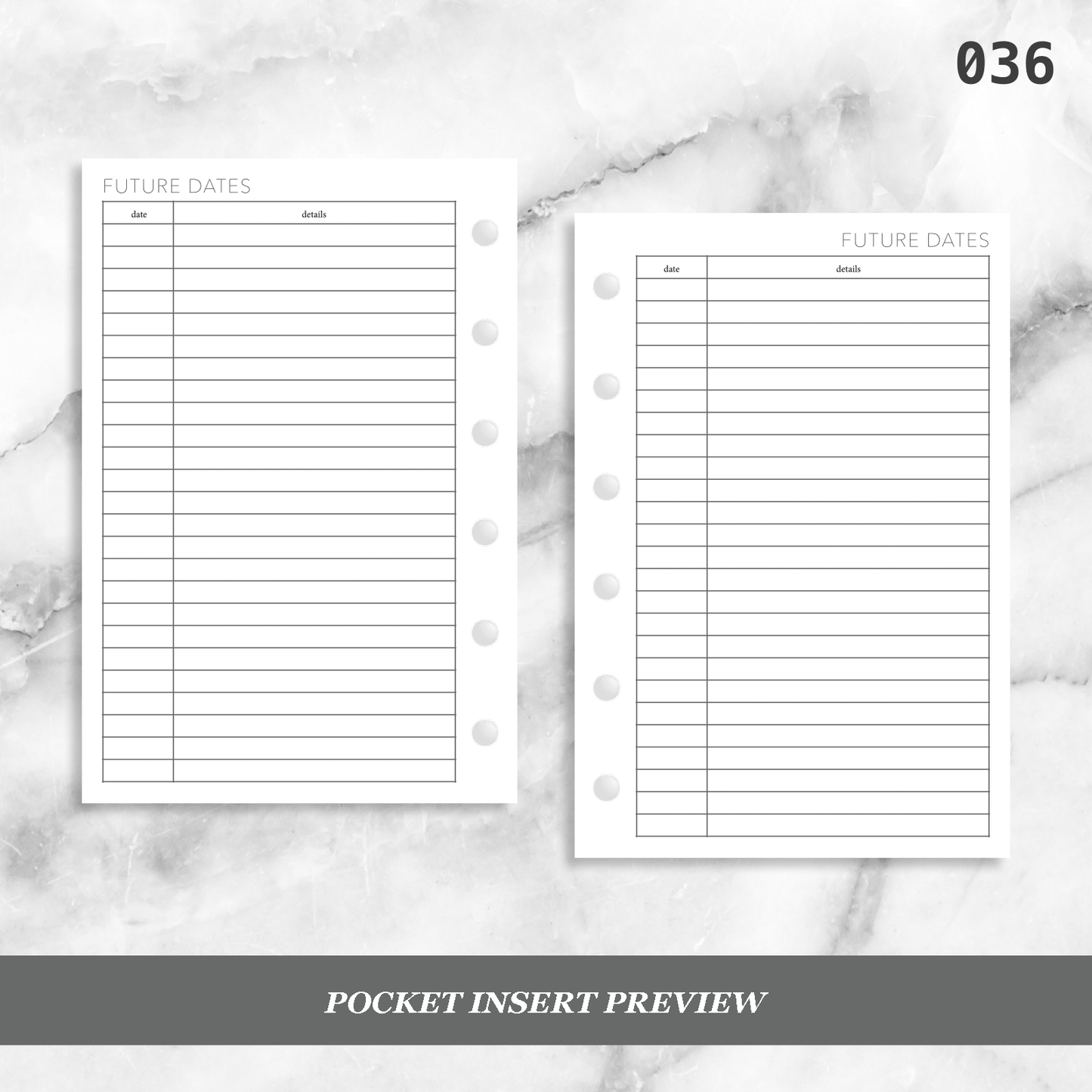 036: Future Dates