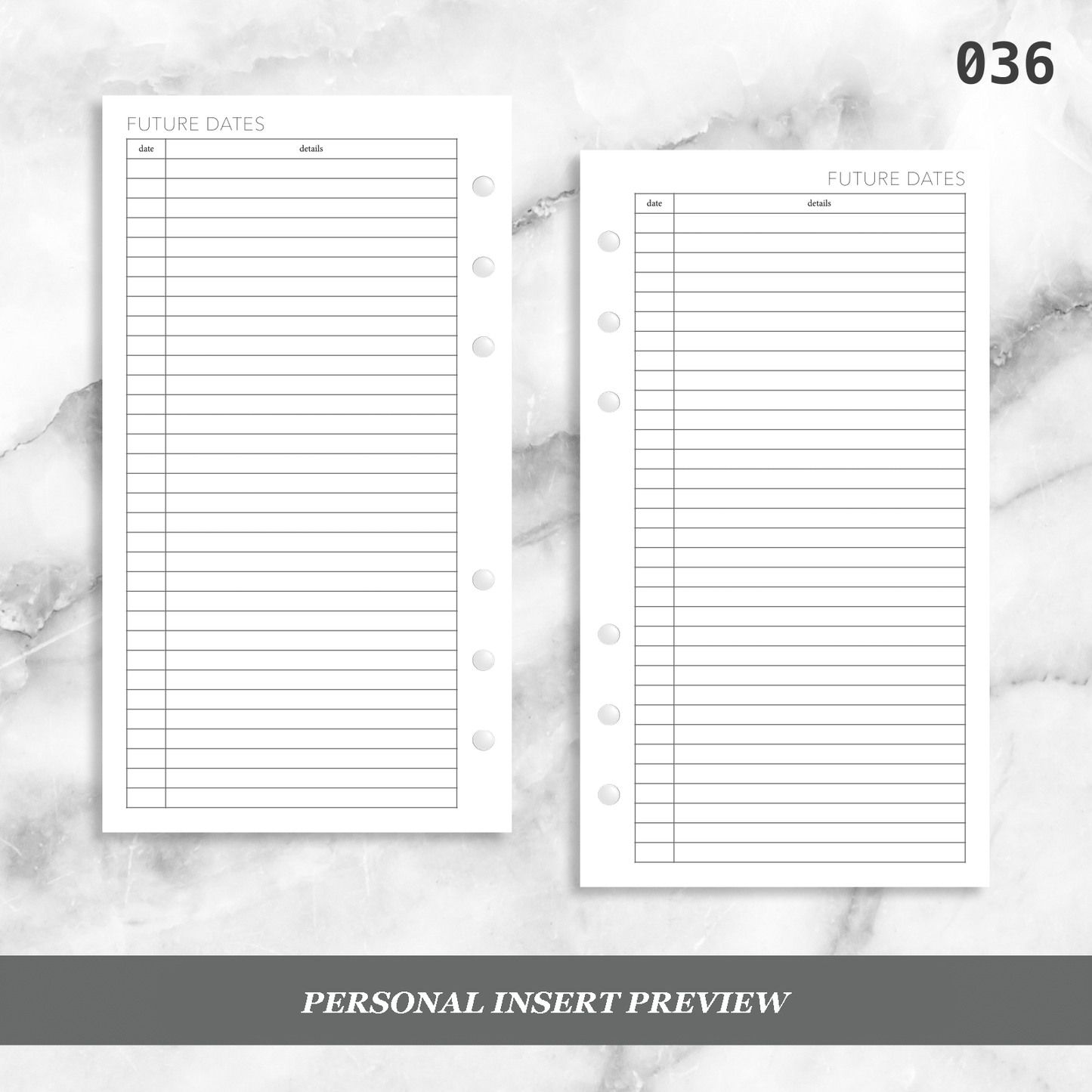 036: Future Dates