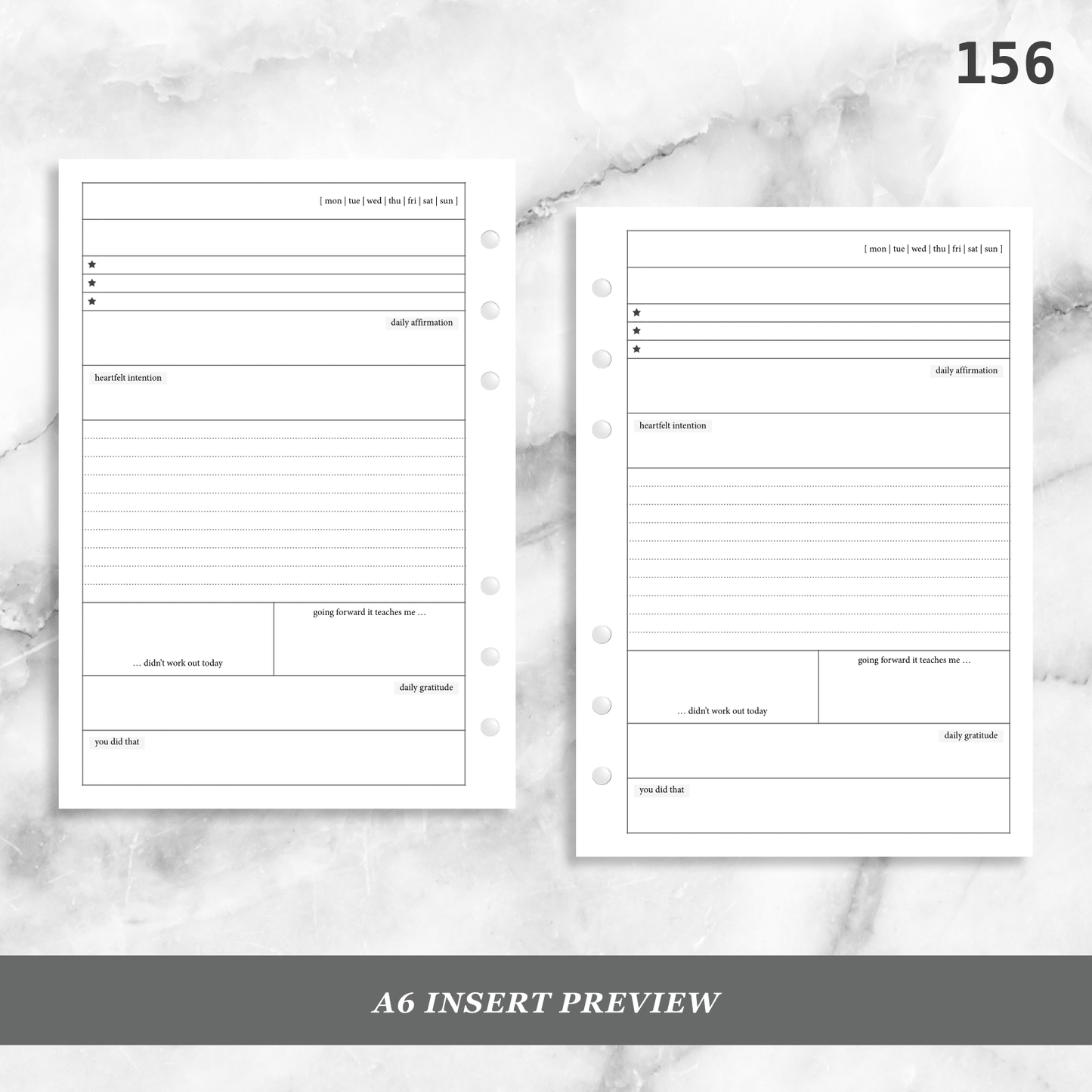 156: Journal LITE w/ Gratitude Daily Affirmation Do1P