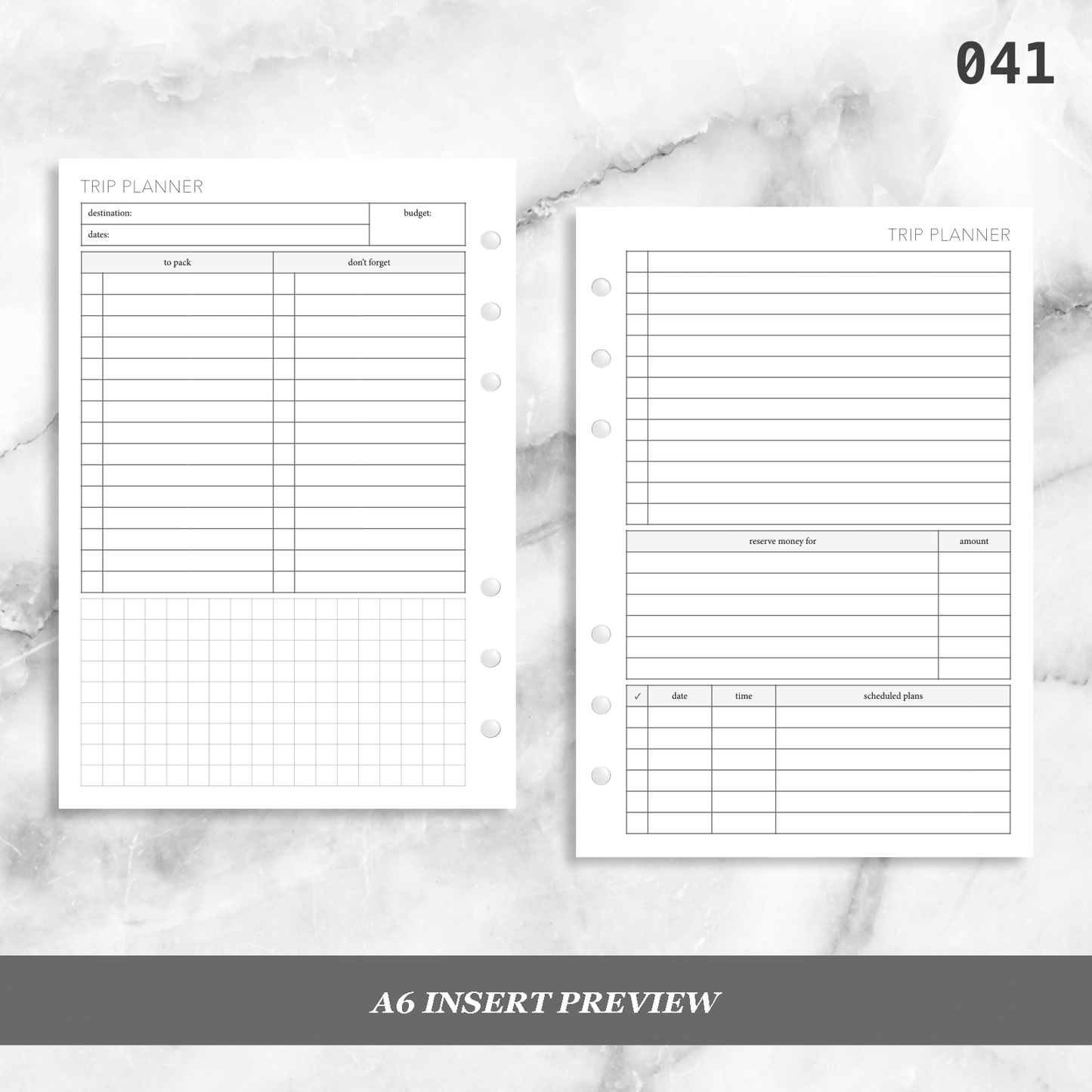 041: Trip Planner