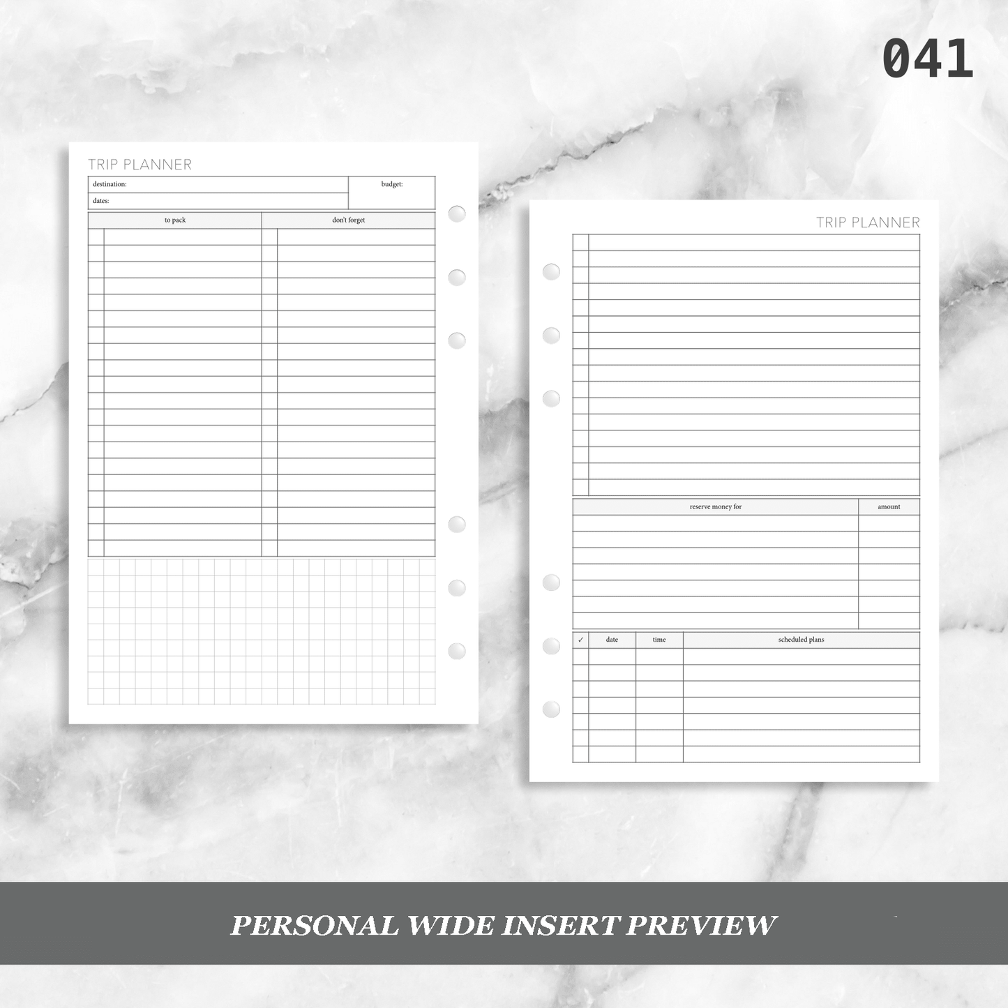 041: Trip Planner
