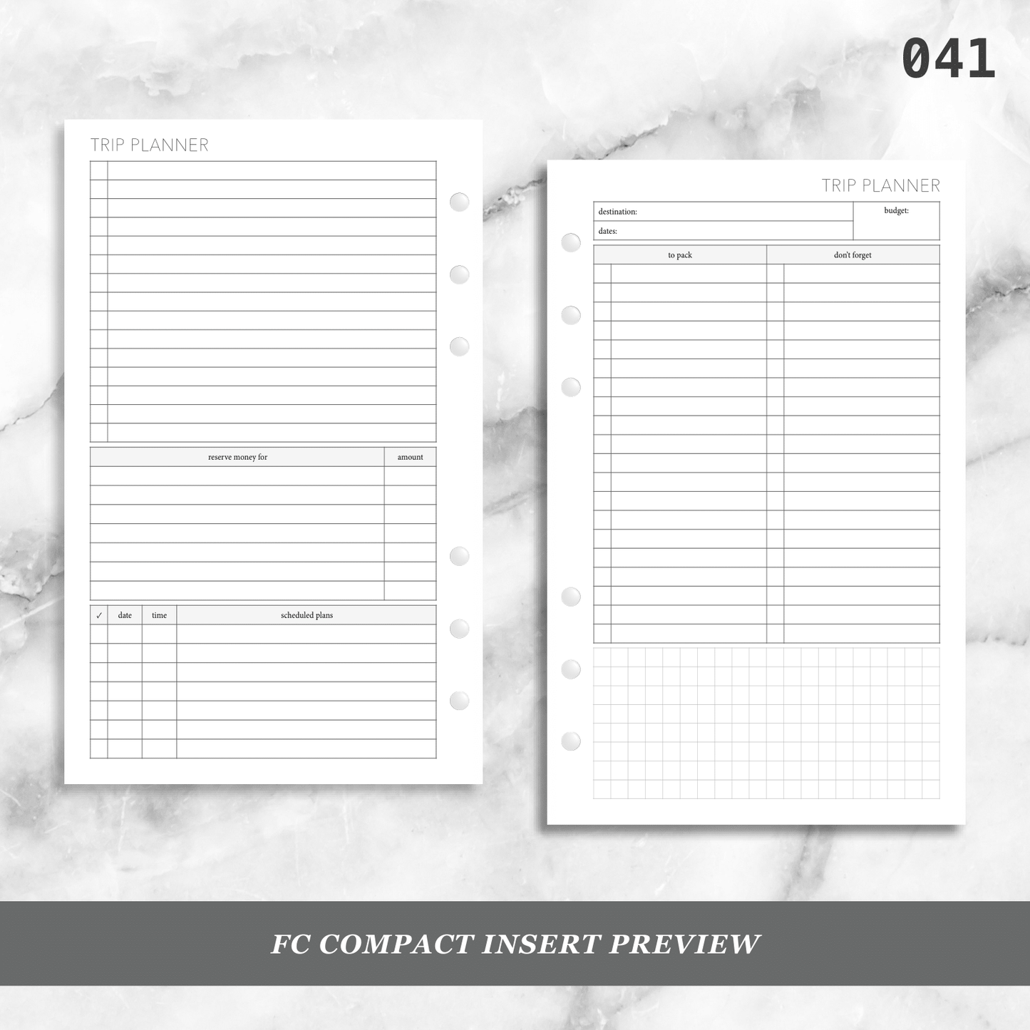 041: Trip Planner