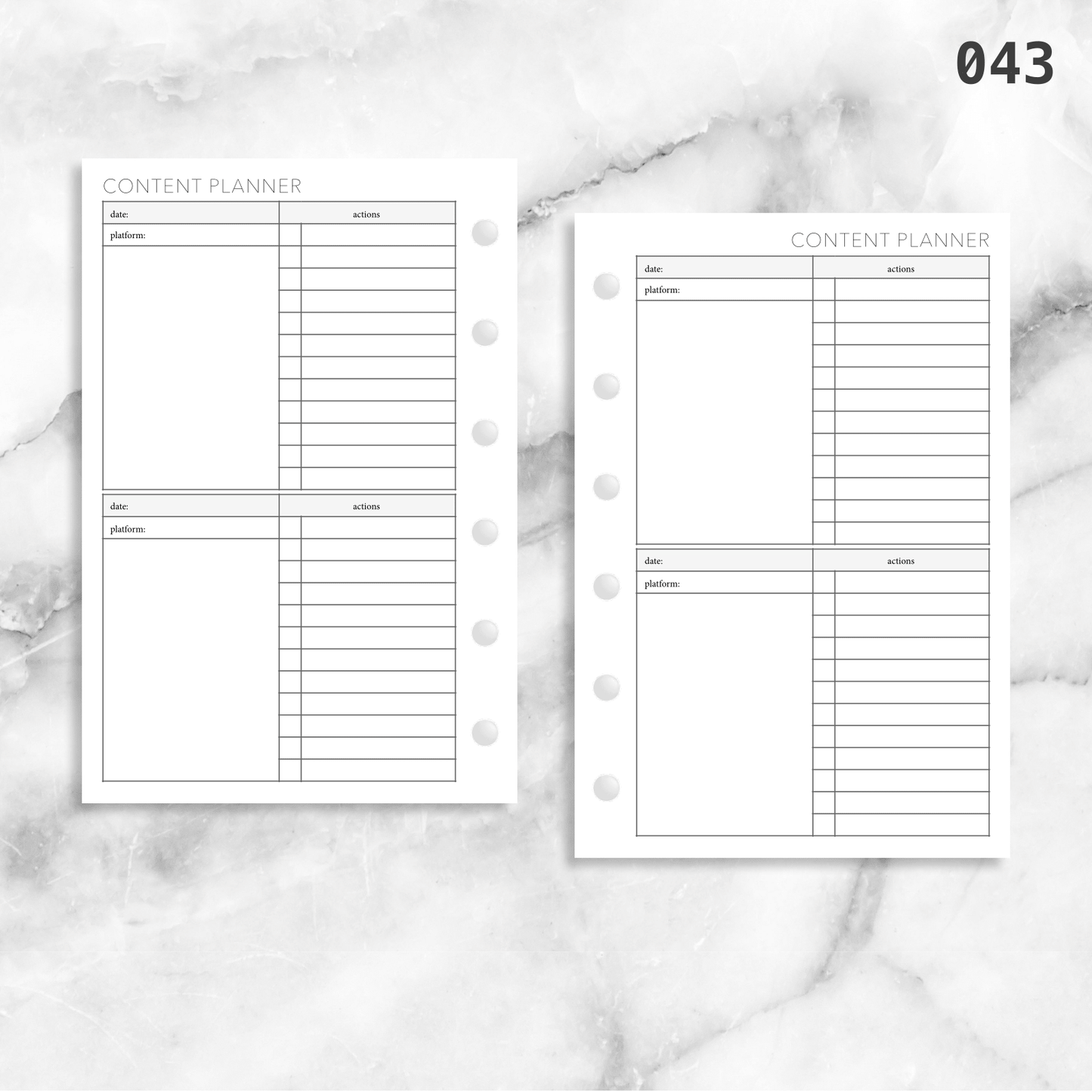 043: Content Planner