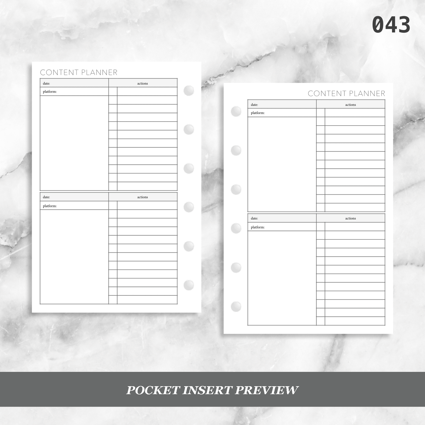043: Content Planner