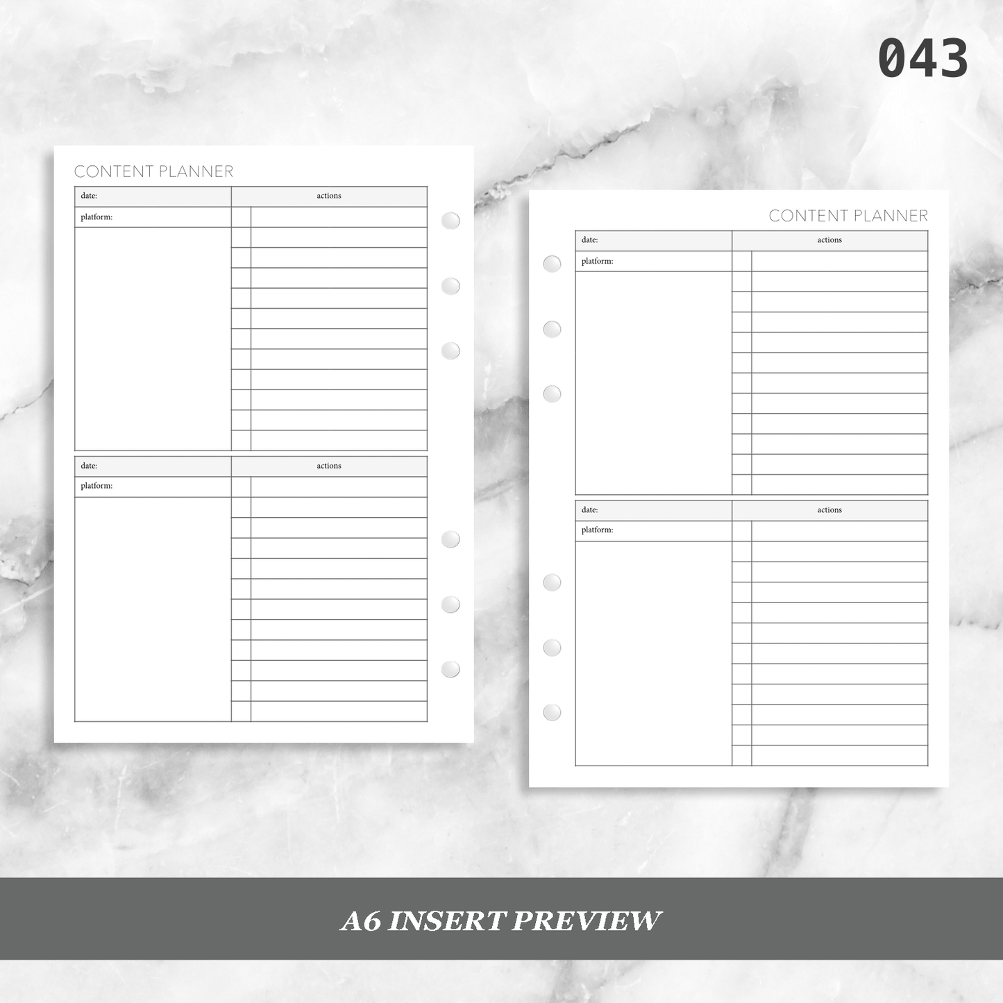 043: Content Planner
