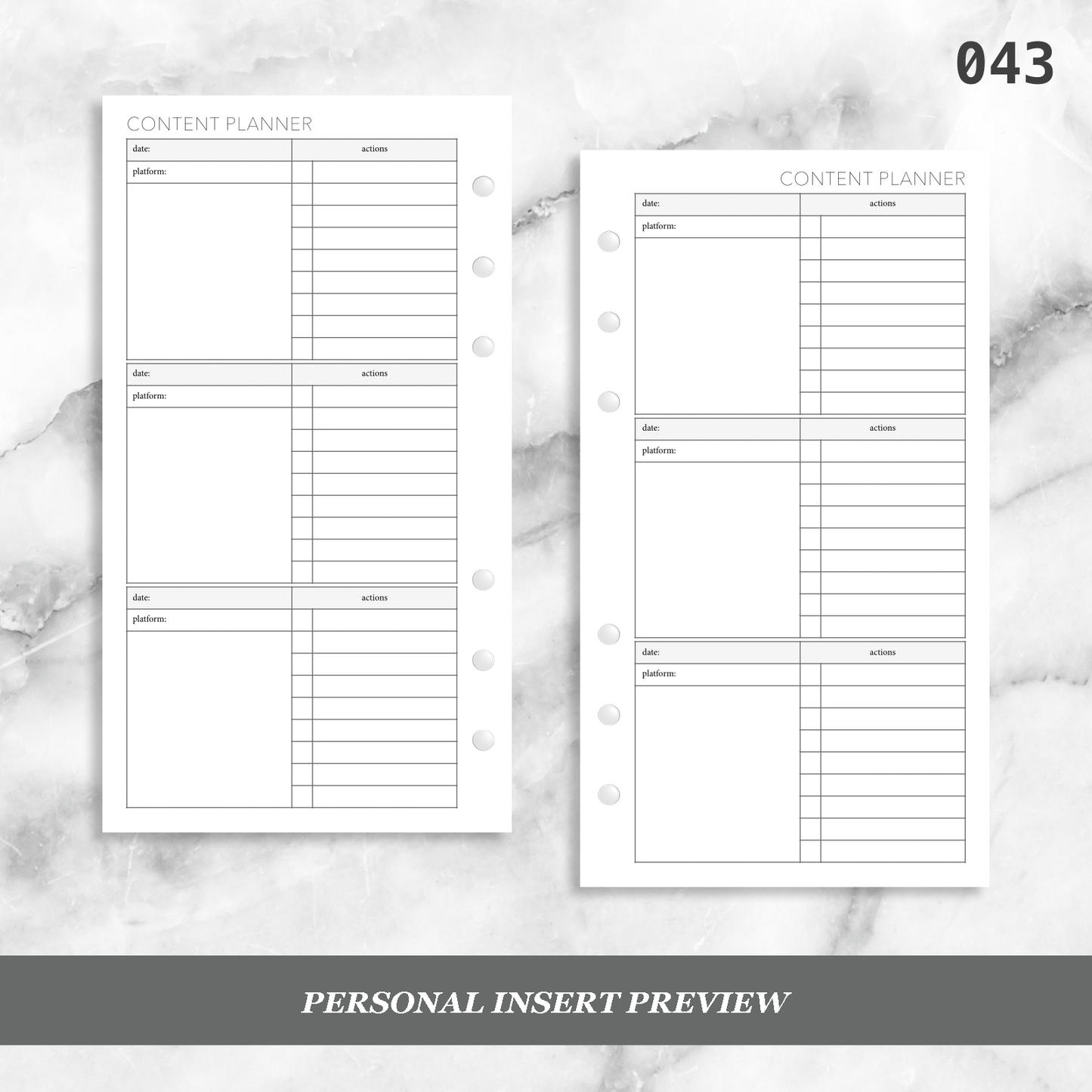 043: Content Planner