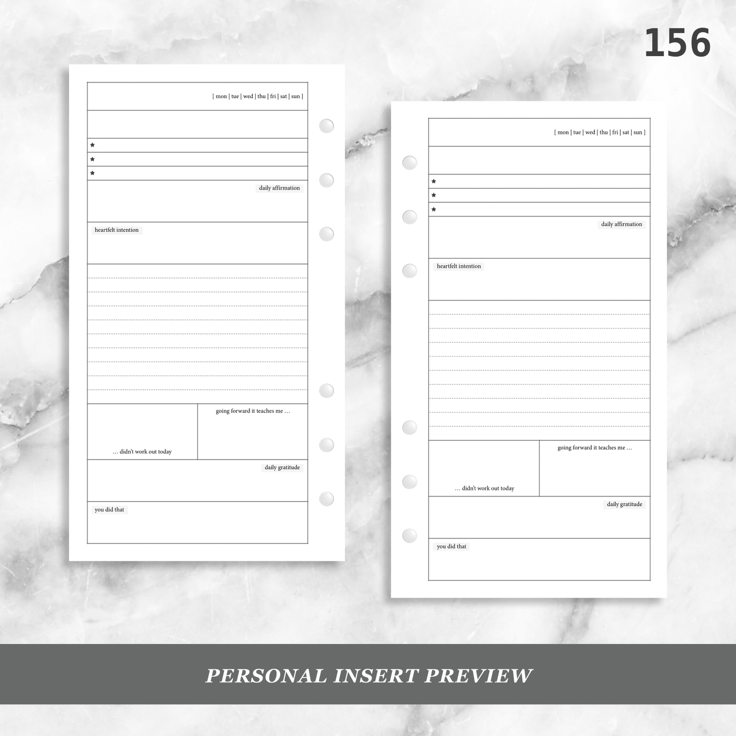 156: Journal LITE w/ Gratitude Daily Affirmation Do1P