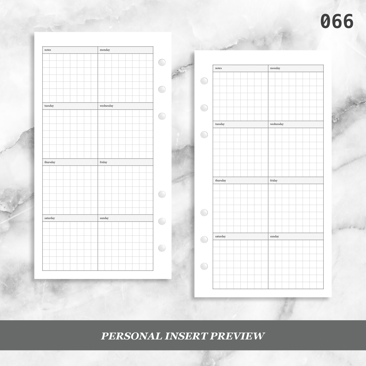 066: Vertical Grid Weekly Wo1P