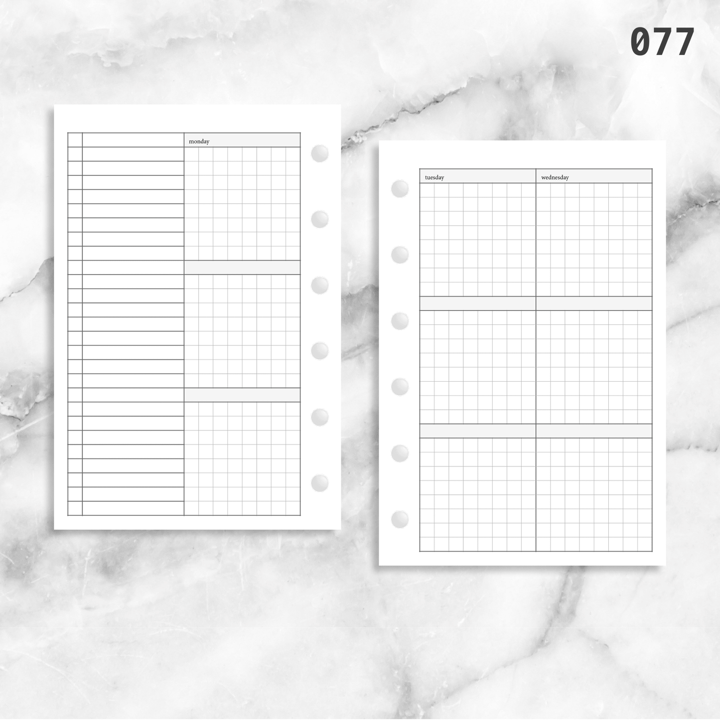 077: Vertical Grid Weekly Wo4P