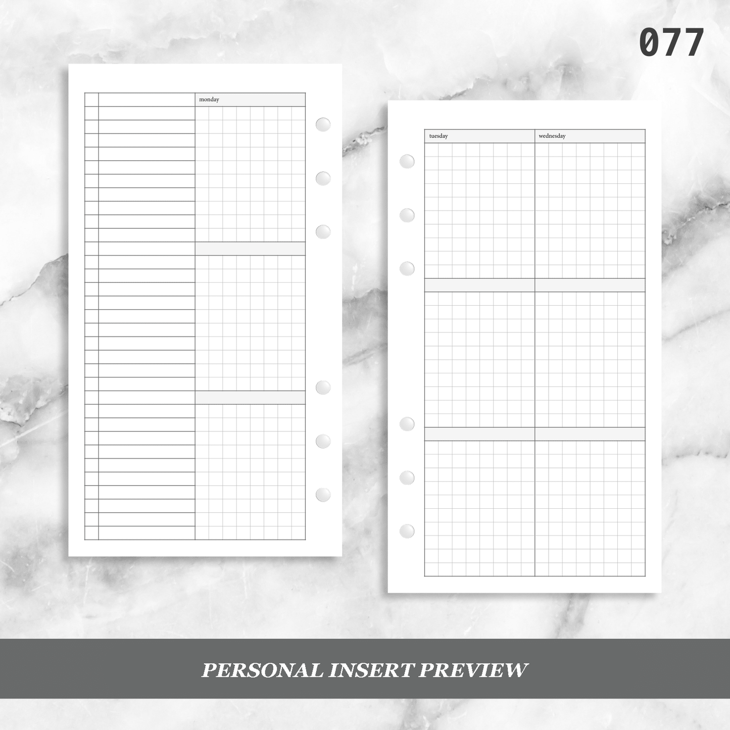 077: Vertical Grid Weekly Wo4P