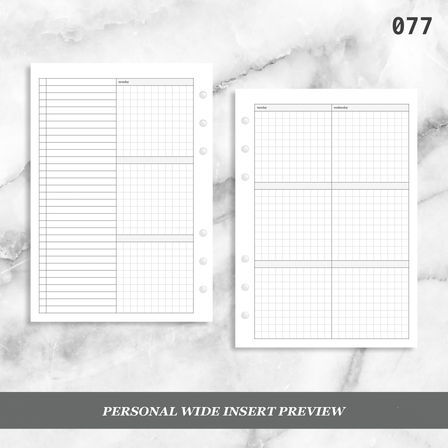 077: Vertical Grid Weekly Wo4P