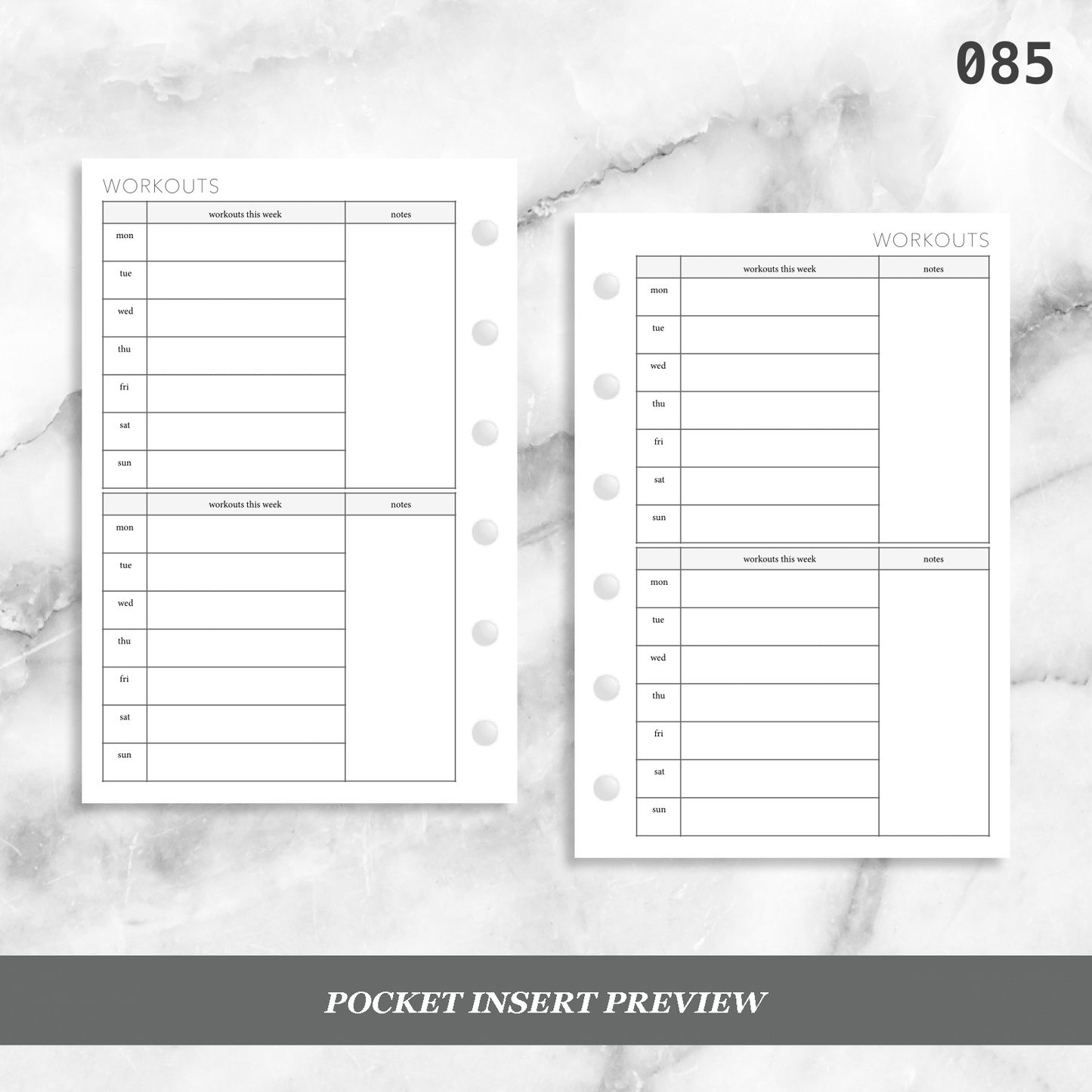 085: Weekly Workouts 2WPP