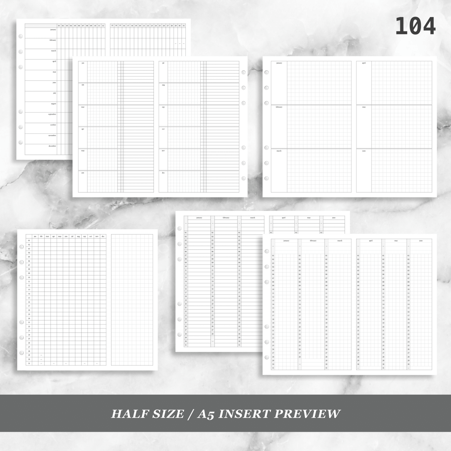 104: Yearly BASE Bundle USE ANY YEAR