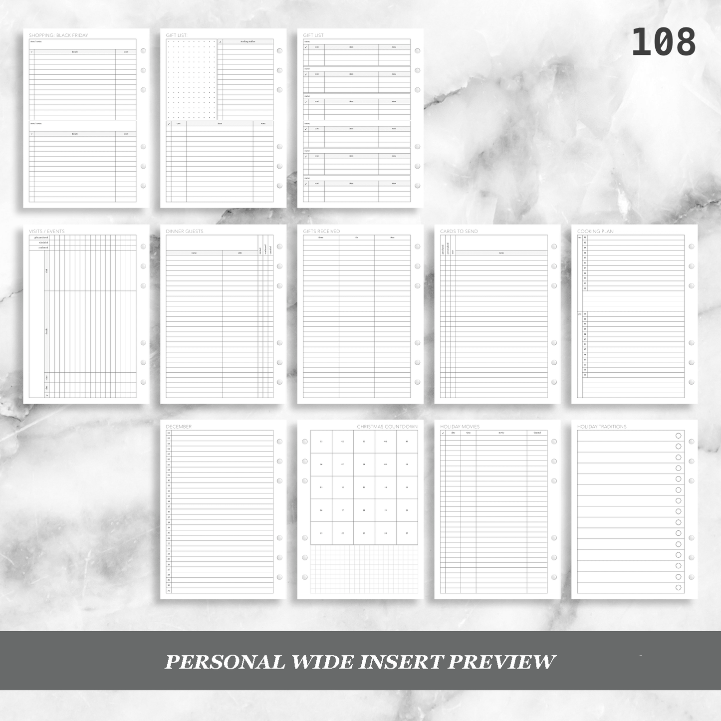 108: Christmas Holiday Planning Party