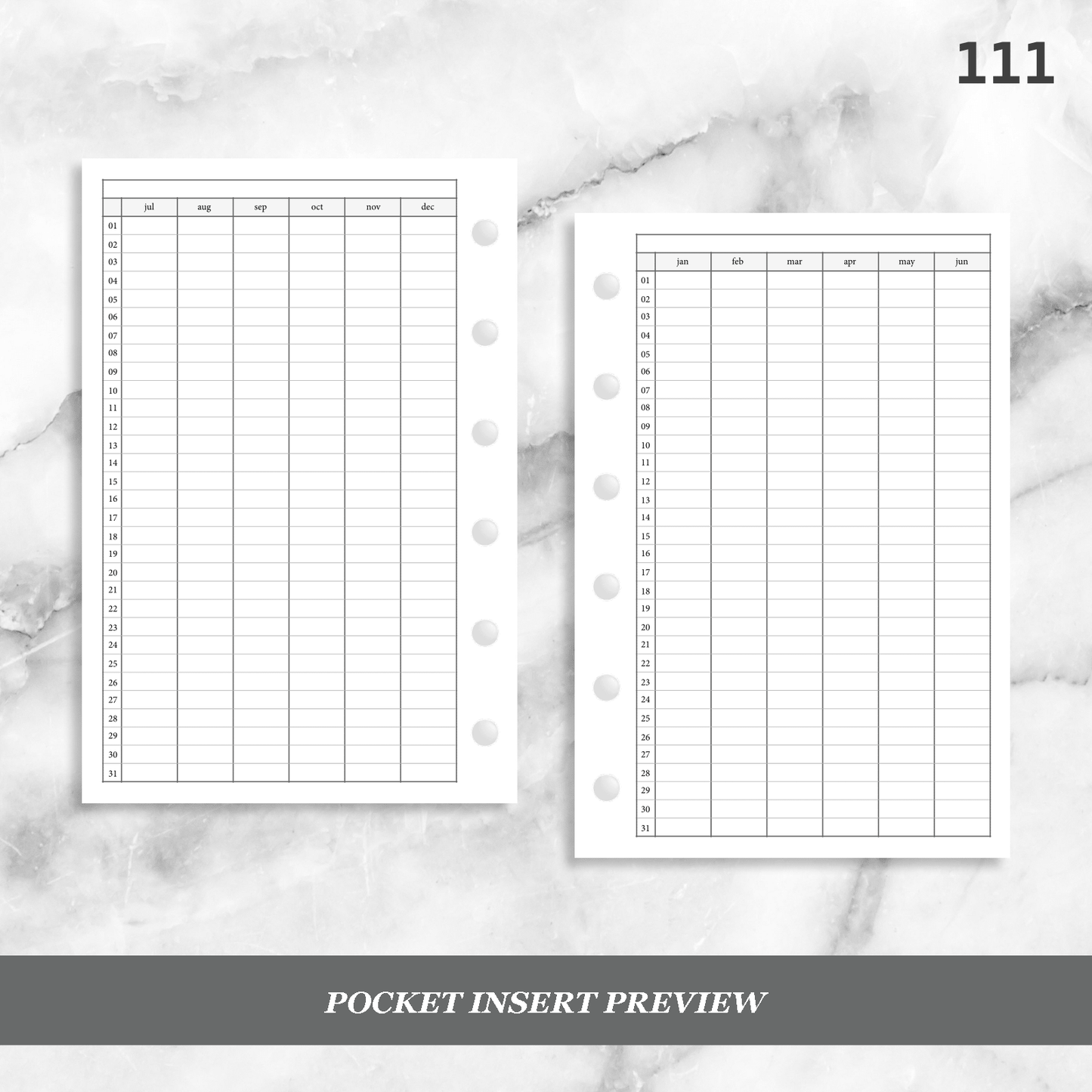 111: Yearly Log