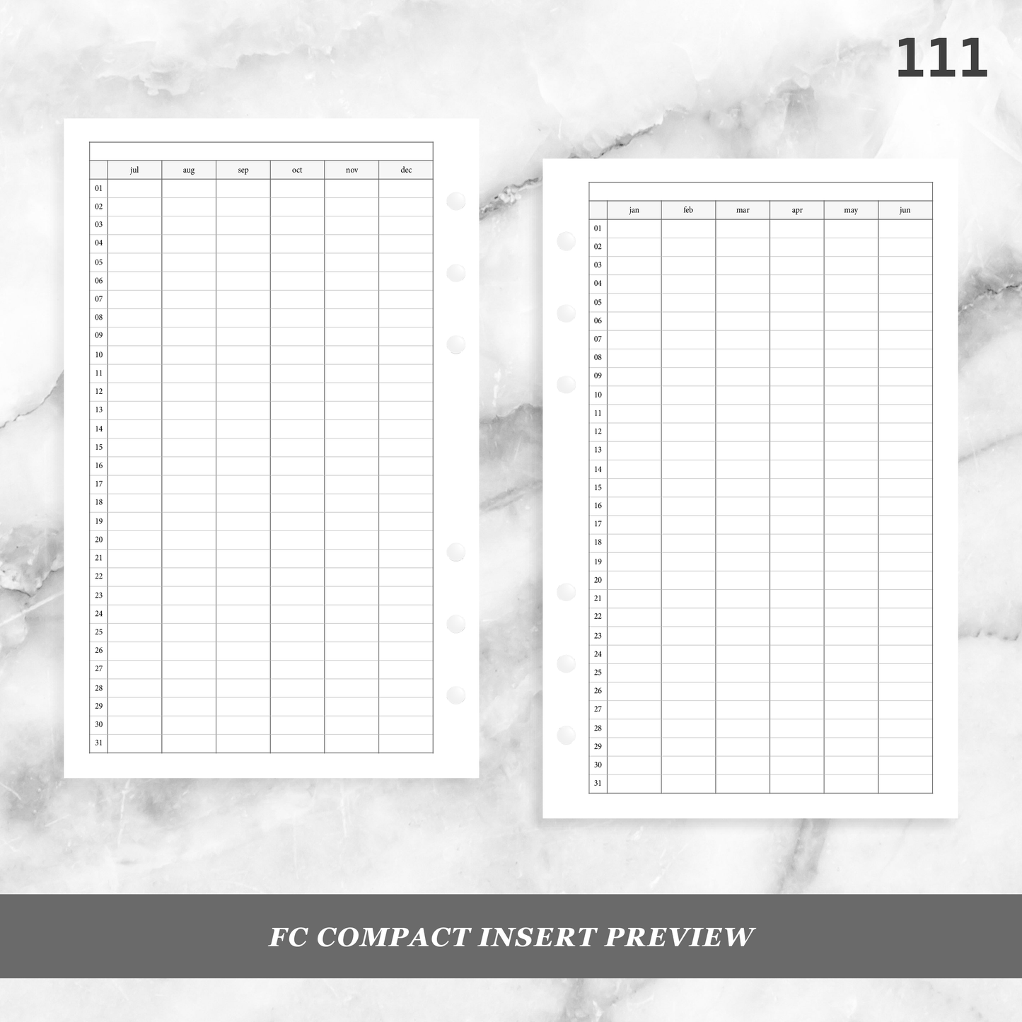 111: Yearly Log