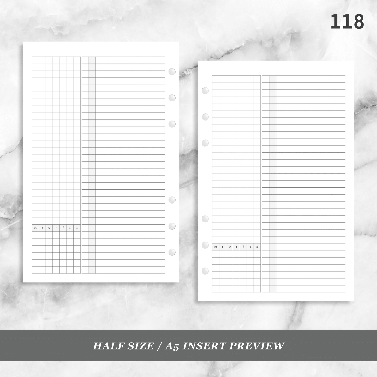 118: Small Monthly w/ Checklist