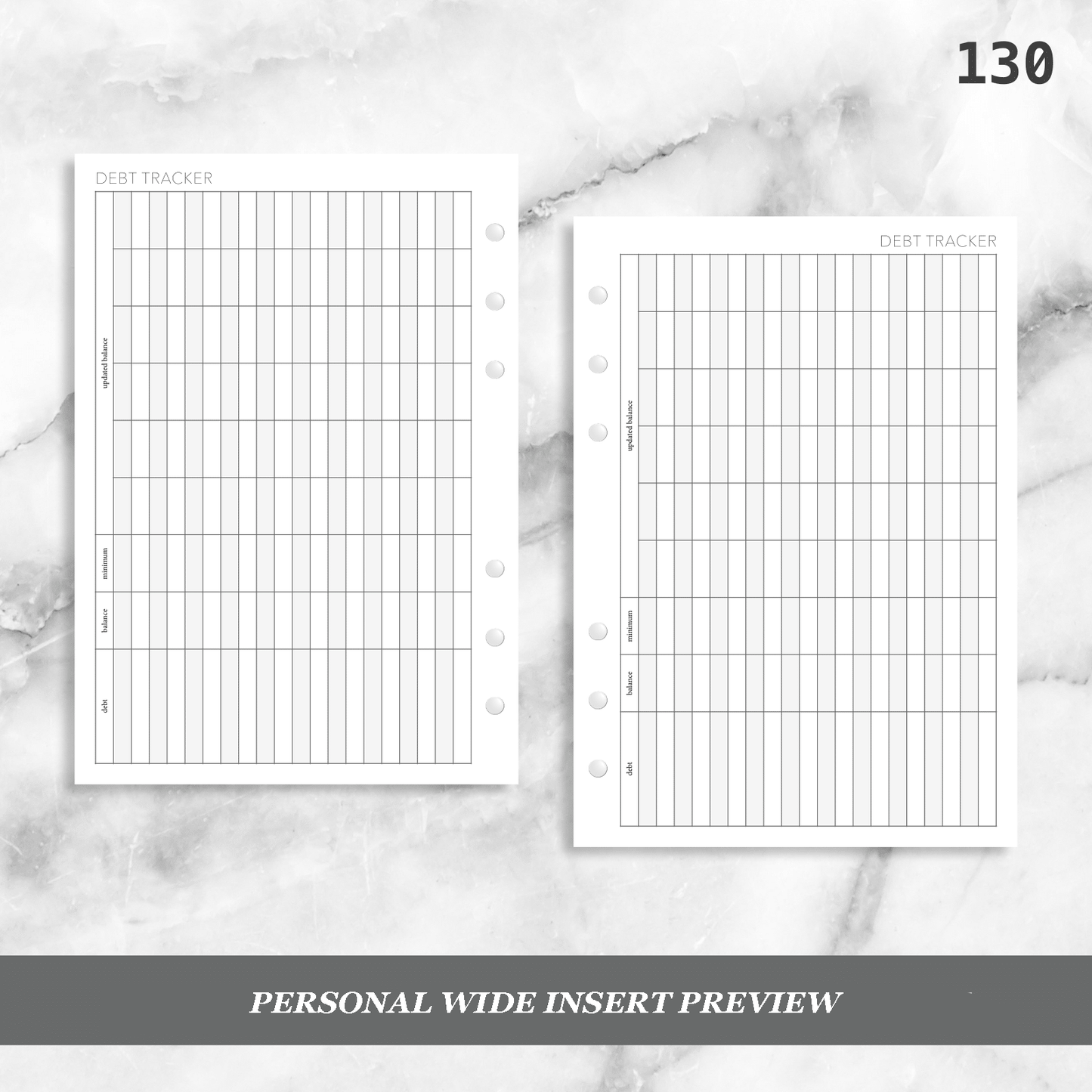 130: Debt Payment Snowball Tracker