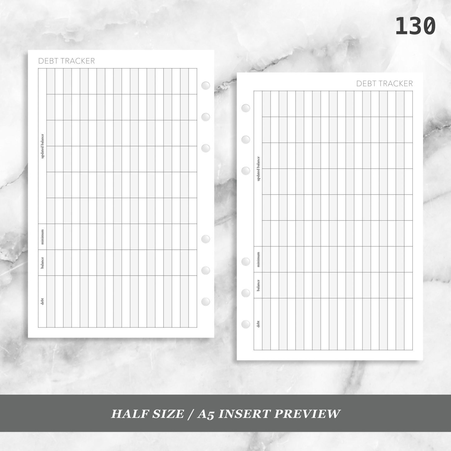 130: Debt Payment Snowball Tracker