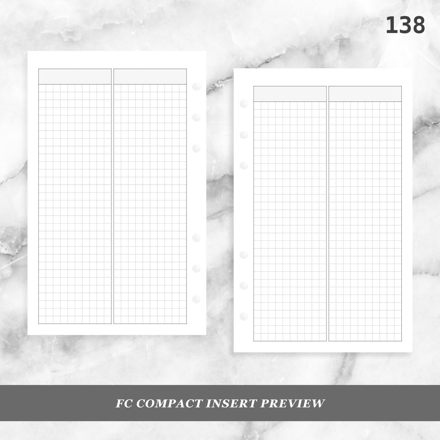 138: Two Vertical Grid Columns