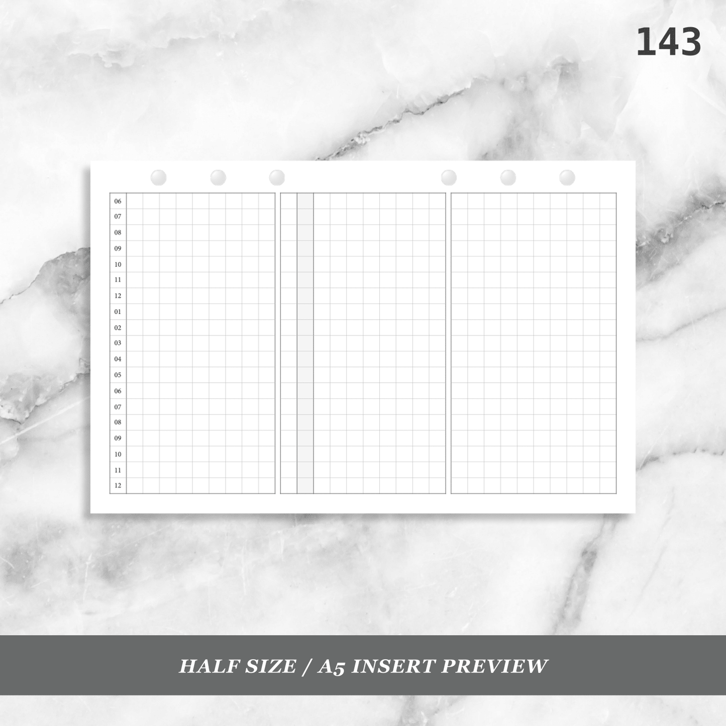 143: Horizontal Daily Timed Schedule w/ Tasks and Notes Column Do1P