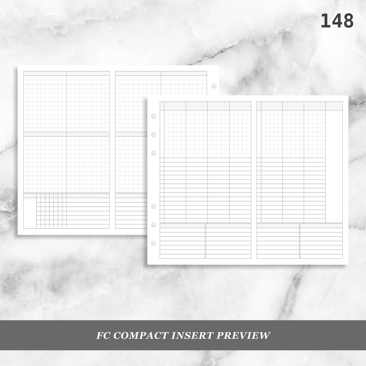 148: Foldout Vertical Weekly Timed Tasks Habit Tracking