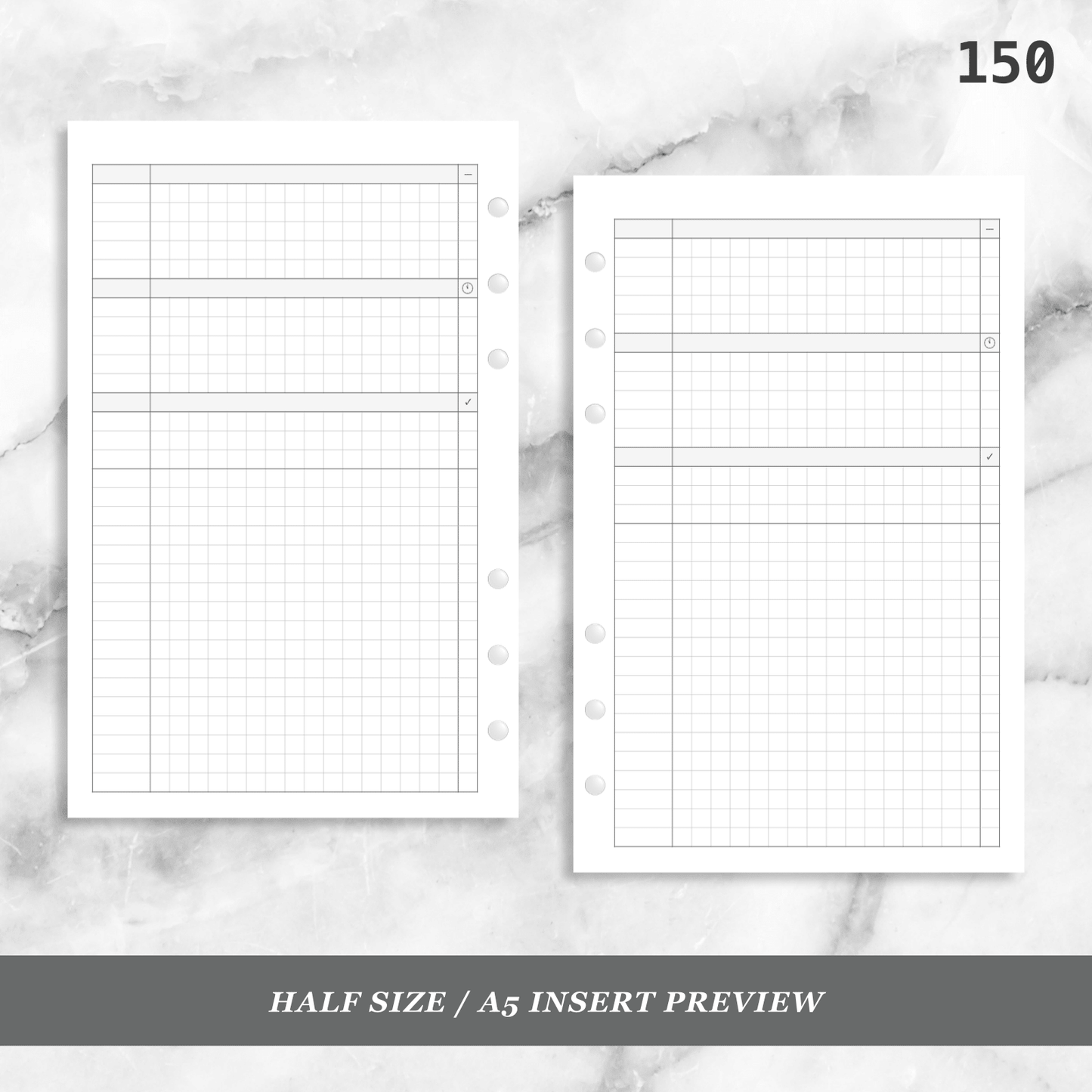 150: Simple Daily Grid w/ Appointments Notes Tasks Categories Do1P