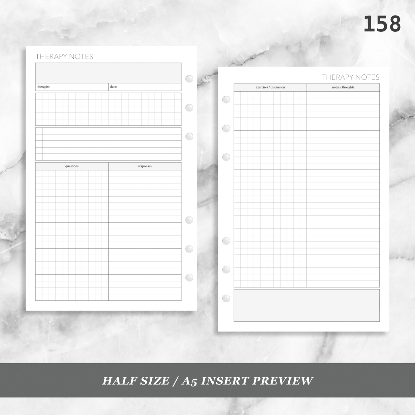 158: Therapy Appointment Notes