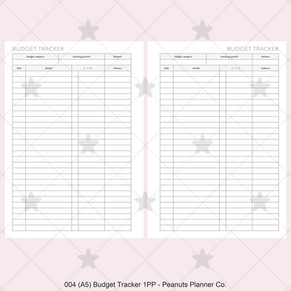 004: Budget Tracker 1PP