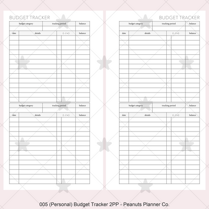 005: Budget Tracker 2PP
