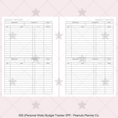 005: Budget Tracker 2PP