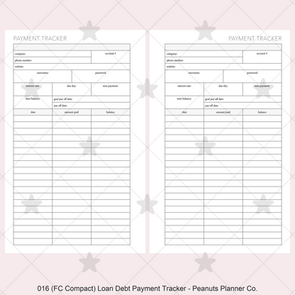 016: Loan / Debt Payment Tracker