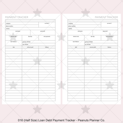 016: Loan / Debt Payment Tracker