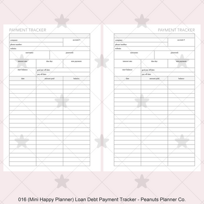 016: Loan / Debt Payment Tracker