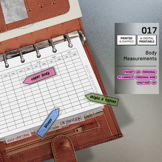 017: Body Measurements